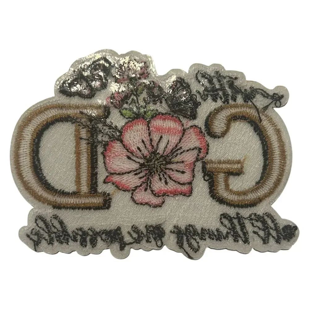 With God All Things Iron On Patch